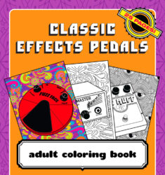 Effects Pedal Coloring Book Cover