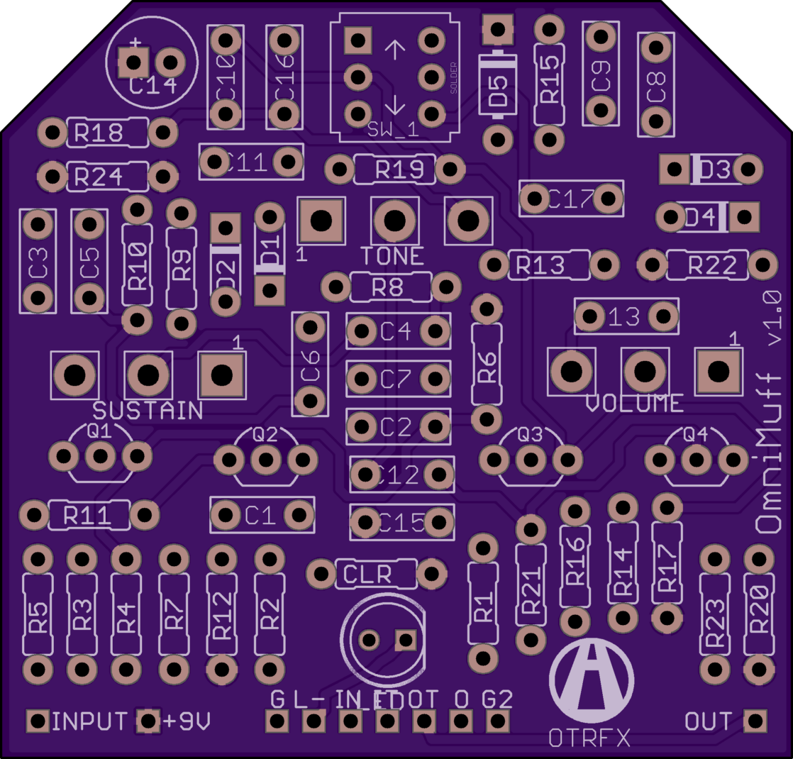 DIY PCB Project - Big Muff Transistor Fuzz Pedal