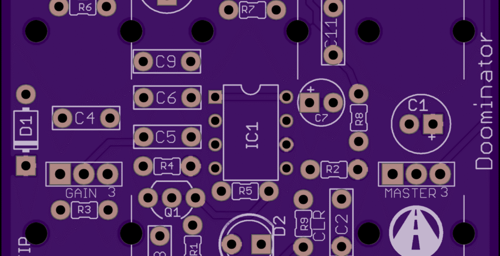 DIY PCB Project - Krank Distortus Maximus Distortion Pedal