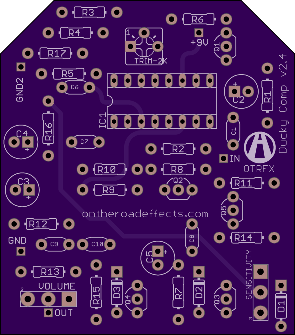 DIY PCB Project - DynaComp Compressor Pedal