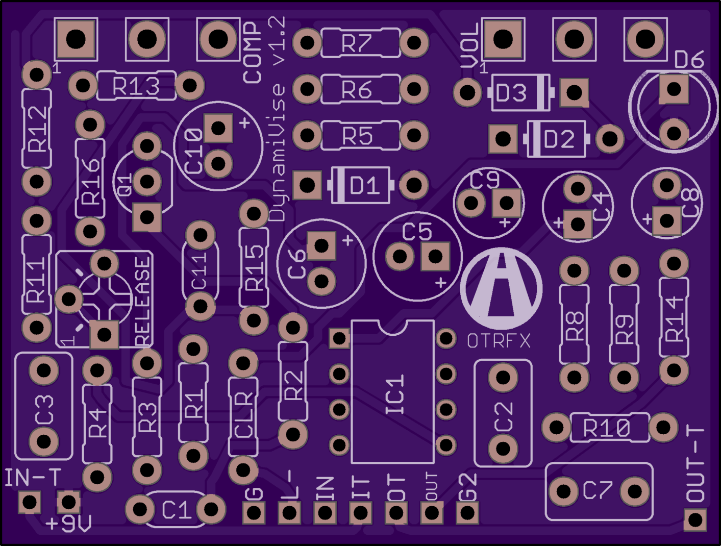 DIY PCB Project - Rothwell Lovesqueeze Compressor Pedal