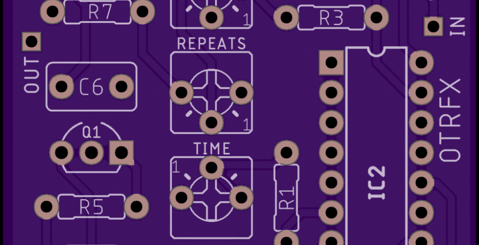 DIY PCB Project - Slap Delay Pedal