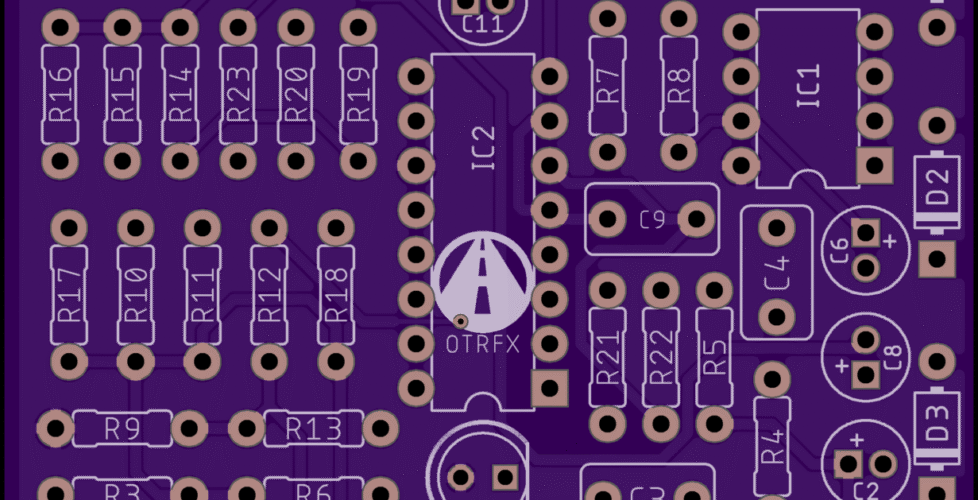 DIY PCB Project - DOD FX-25 Auto Wah Pedal