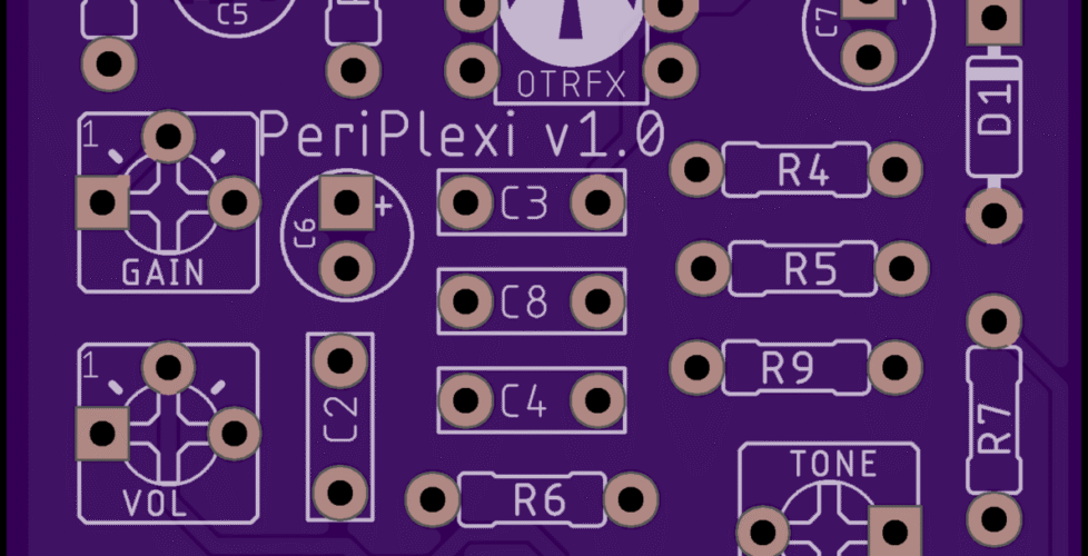 DIY PCB Project - Lovepedal Purple Plexi Pedal