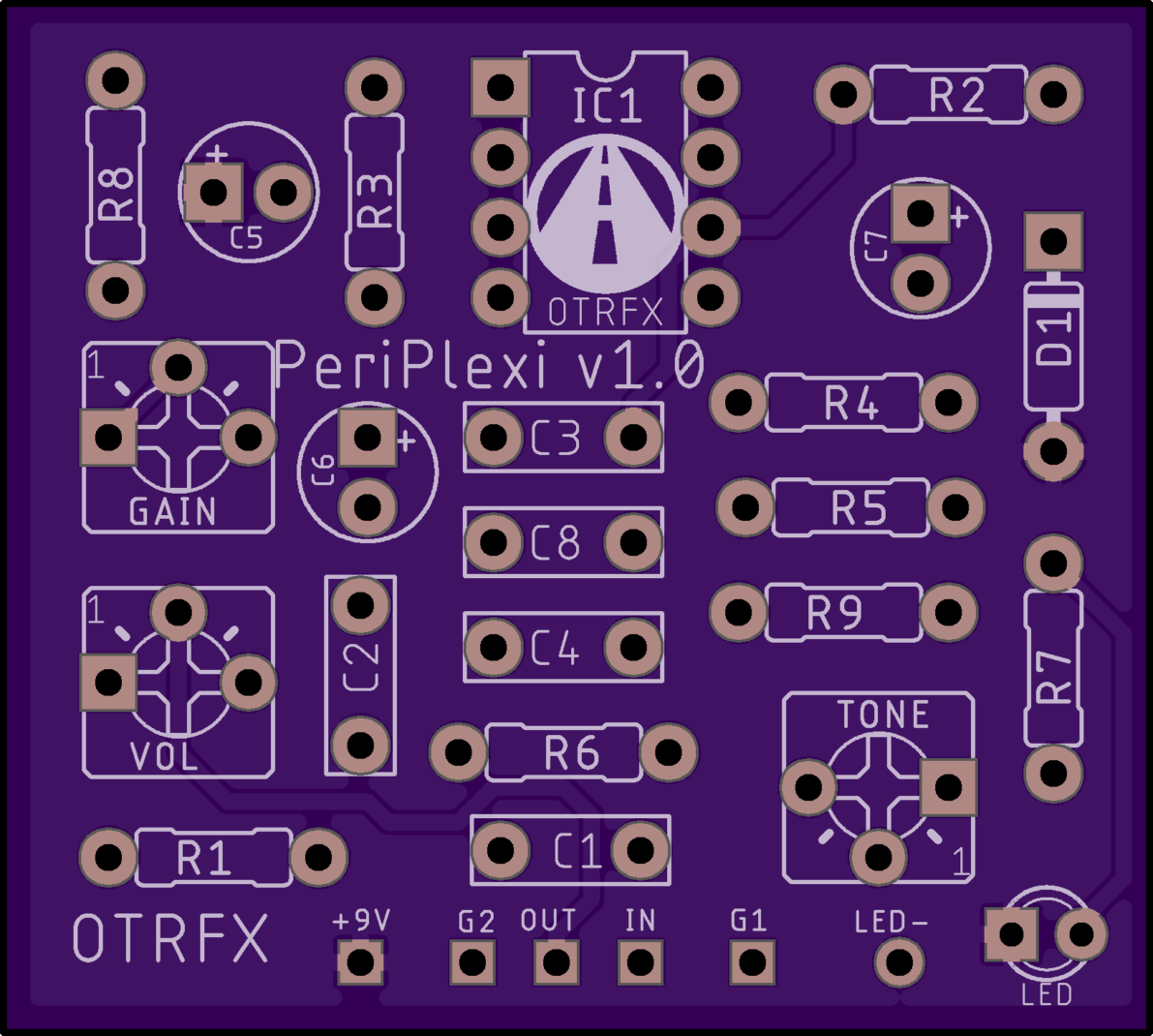 DIY PCB Project - Lovepedal Purple Plexi Pedal