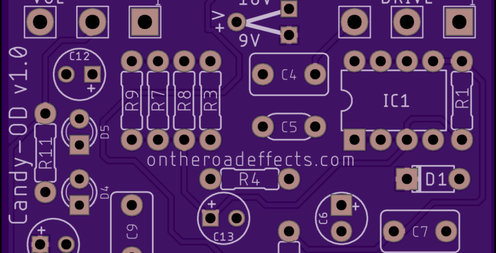 DIY PCB Project - MI Audio Crunchbox Distortion Pedal