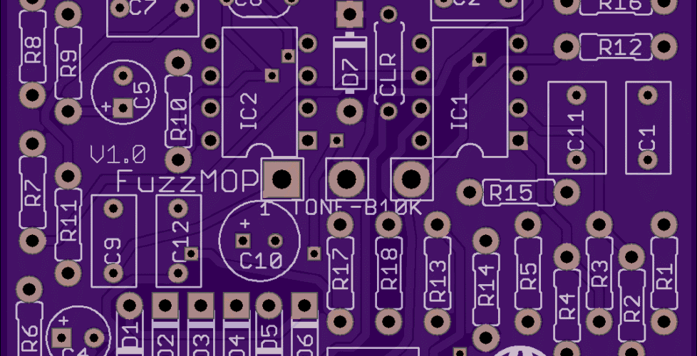DIY PCB Project - Op-Amp Big Muff Pedal