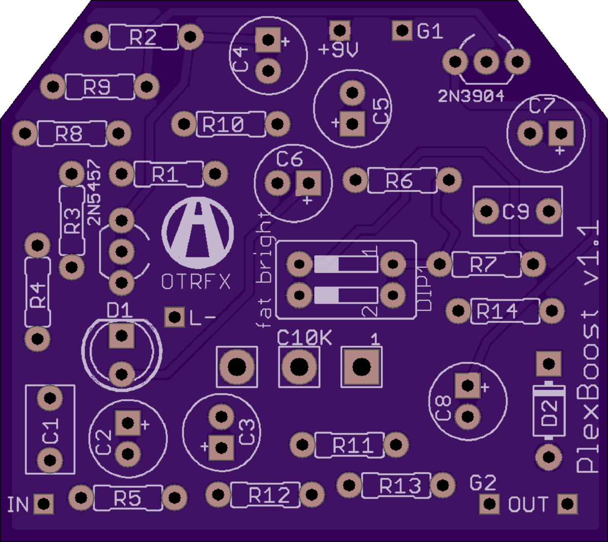 DIY PCB Project - EchoPlex Preamp Boost Pedal