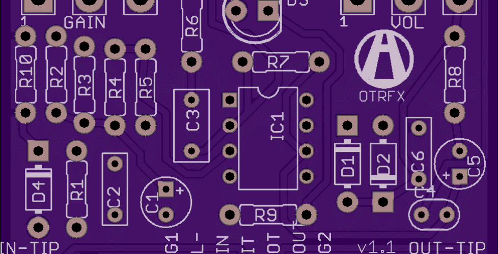 DIY PCB Project - DOD 250 Distortion Pedal