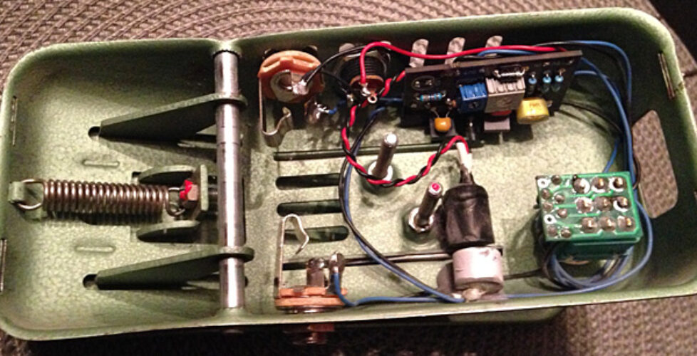 Optical Wah Pedal (sewing machine footpedal)