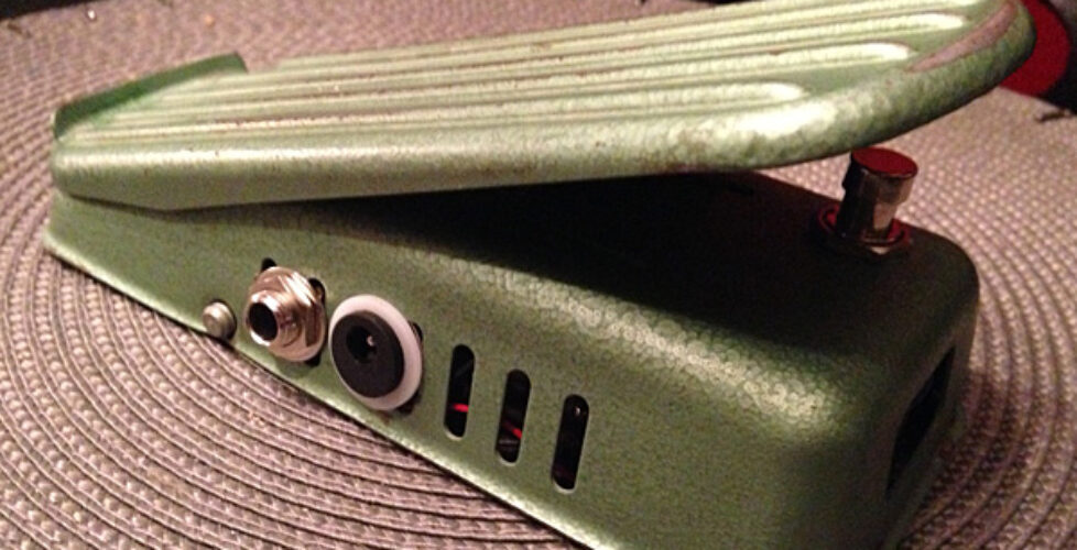 Optical Wah Pedal (sewing machine footpedal)